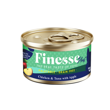 Finesse Plus Grain-Free Chicken and Tuna with Apple (Healthy Weight) 85g